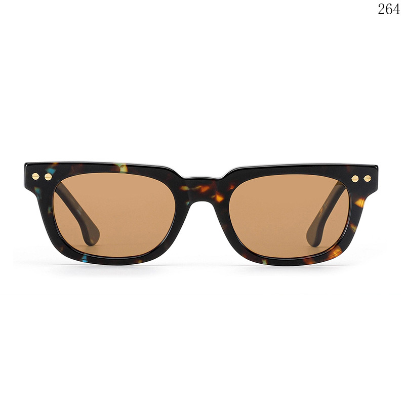 Dachuan Optical HS2860 China Supplier Retro Design Acetate Óculos de sol Sunglasses with Custom Logo (1)